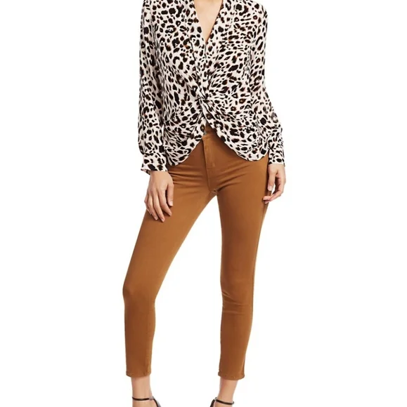 L'AGENCE Margot High Rise Ankle Skinny Stretch Cotton Ankle Jeans - Picture 1 of 14